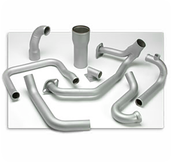 various bent pipe pieces by Morris Coupling Company