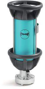 turquoise and black Rembe Q-Bic explosion suppression