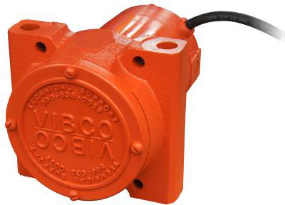 orange Vibco high-frequency electric vibrator